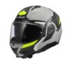 LS2 Advant 2 Triple Mat Gri-Siyah-Neon Sarı Çene Açılır Kask - Ride4Moto