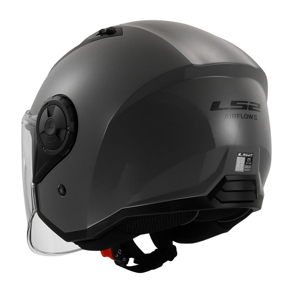 Ls2 airflow 2 nardo gri yarım kask - ride4moto LS2 Airflow 2 Nardo Gri Yarım Kask - Görsel 4