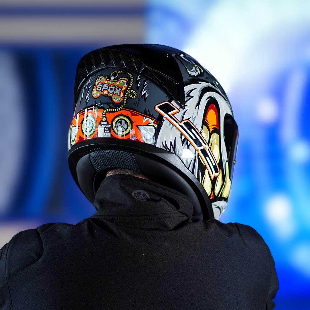 Ls2 rapid 2 race spox gri-kırmızı tam yüz kask ve şeffaf vizör - ride4moto LS2 Rapid 2 Race Spox Gri-Kırmızı Tam Yüz Kask ve Şeffaf Vizör - Görsel 5