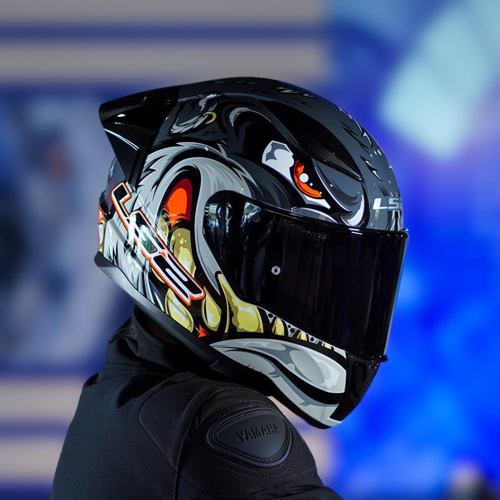 Ls2 rapid 2 race spox gri-kırmızı tam yüz kask ve şeffaf vizör - ride4moto LS2 Rapid 2 Race Spox Gri-Kırmızı Tam Yüz Kask ve Şeffaf Vizör - Görsel 7