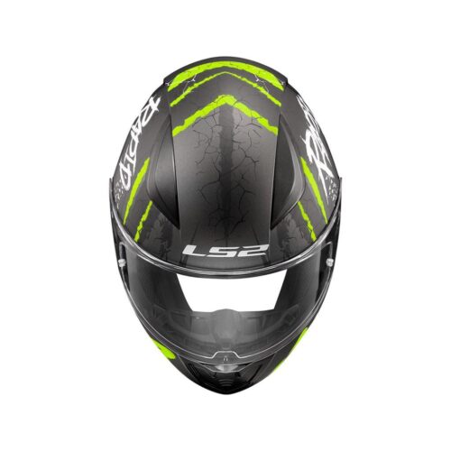 Ls2 rapid 2 raven mat siyah-gri-neon sarı kask - ride4moto LS2 Rapid 2 Raven Mat Siyah-Gri-Neon Sarı Kask - Ride4Moto