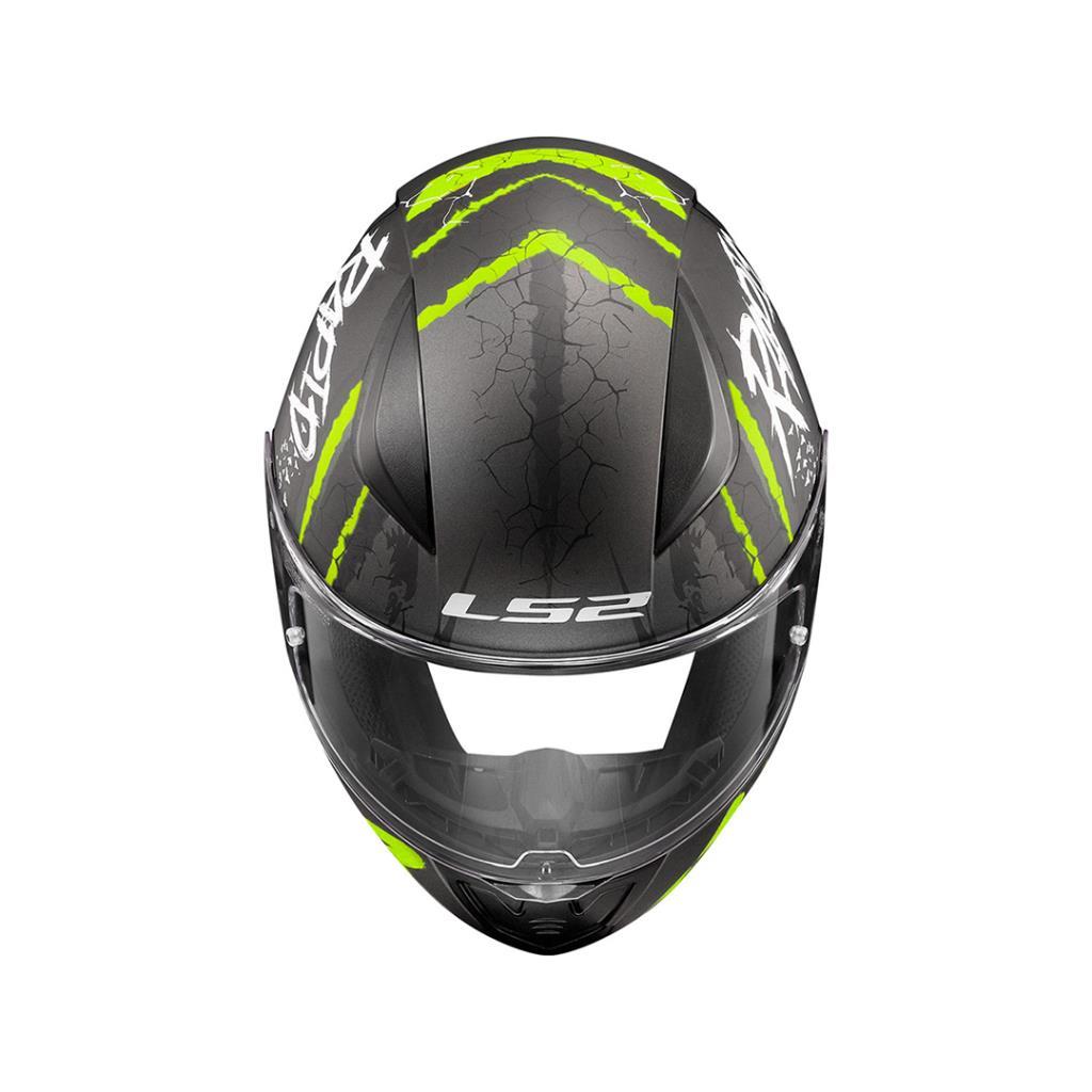 Ls2 rapid 2 raven mat siyah-gri-neon sarı kask - ride4moto LS2 Rapid 2 Raven Mat Siyah-Gri-Neon Sarı Kask - Görsel 5