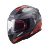 LS2 Rapid Xtreet Mat Siyah - Kırmızı Kask - Ride4Moto