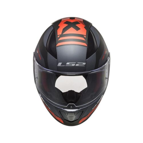 LS2 Rapid Xtreet Mat Siyah - Kırmızı Kask - Ride4Moto