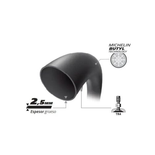 Michelin i̇ç lastik 21mdr 2. 5mm düz subap - ride4moto Michelin İç Lastik 21MDR 2.5mm Düz Subap - Ride4Moto