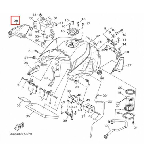 Mt-09 depo sağ yan kapak (2018-2020) - 1rc241080100 - ride4moto MT-09 Depo Sağ Yan Kapak (2018-2020) - 1RC241080100 - Ride4Moto