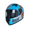 MTS 201 Çocuk Motosiklet ve Bisiklet Kaskı Mavi - Ride4Moto