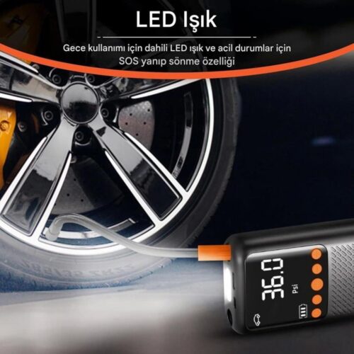 Mts czk-5621 şarjlı lastik şişirme cihazı - ride4moto MTS CZK-5621 Şarjlı Lastik Şişirme Cihazı - Ride4Moto