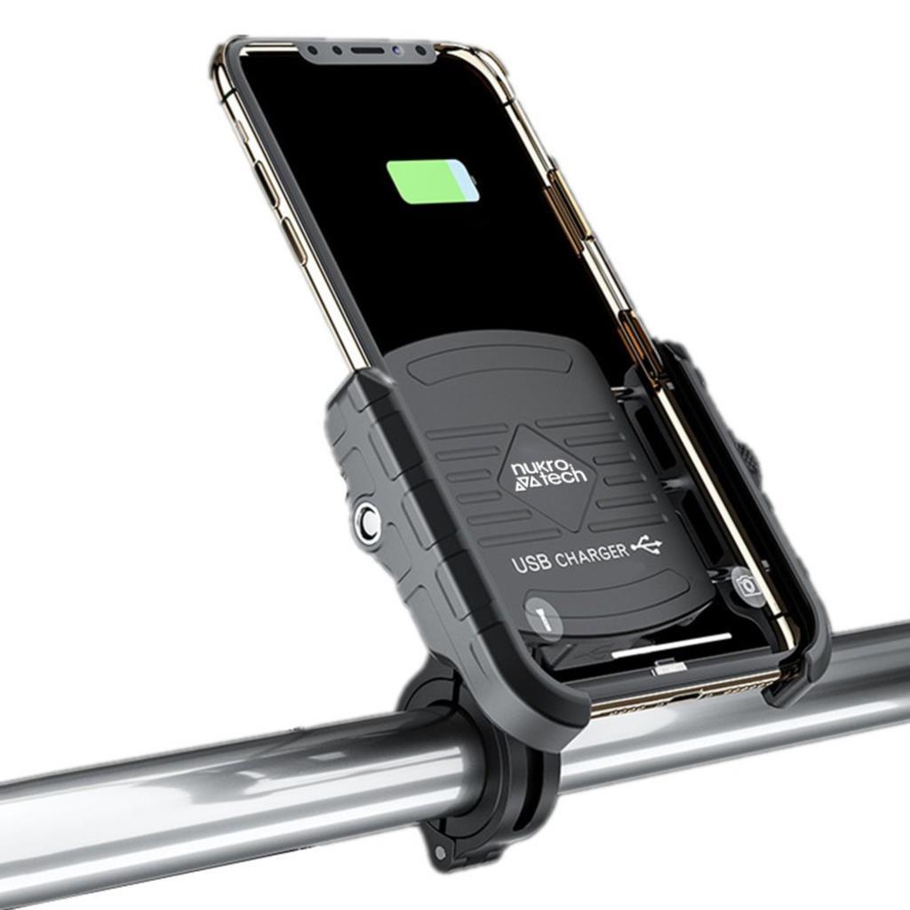 Nukrotech mr usb li motosiklet telefon tutucu - ride4moto Nukrotech MR USB li Motosiklet Telefon Tutucu - Görsel 9