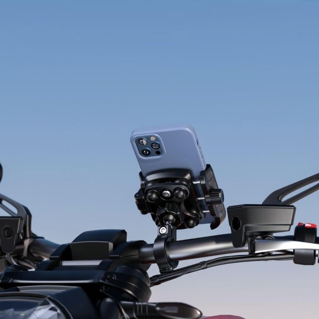Nukrotech mrt road titreşim modüllü motosiklet telefon tutucu - ride4moto Nukrotech MRT Road Titreşim Modüllü Motosiklet Telefon Tutucu - Görsel 4