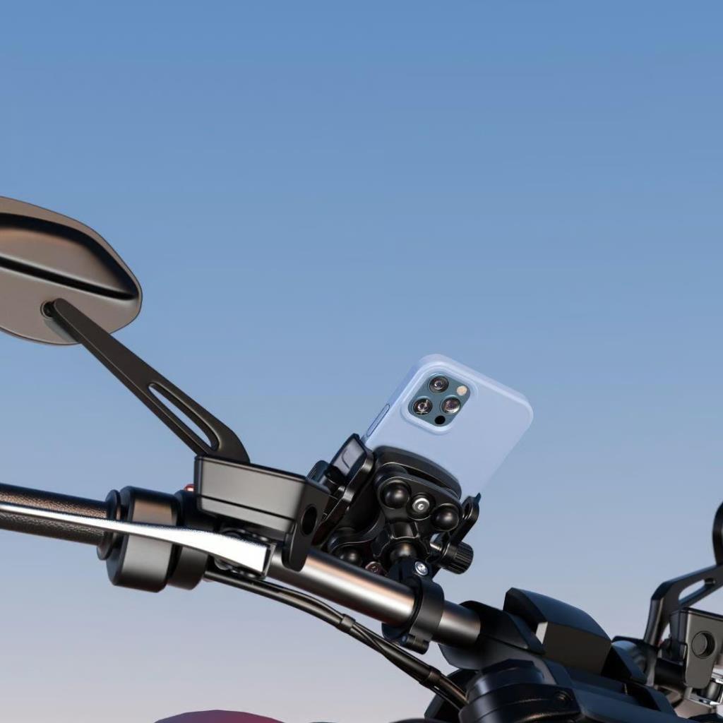Nukrotech mrt road titreşim modüllü motosiklet telefon tutucu - ride4moto Nukrotech MRT Road Titreşim Modüllü Motosiklet Telefon Tutucu - Görsel 5