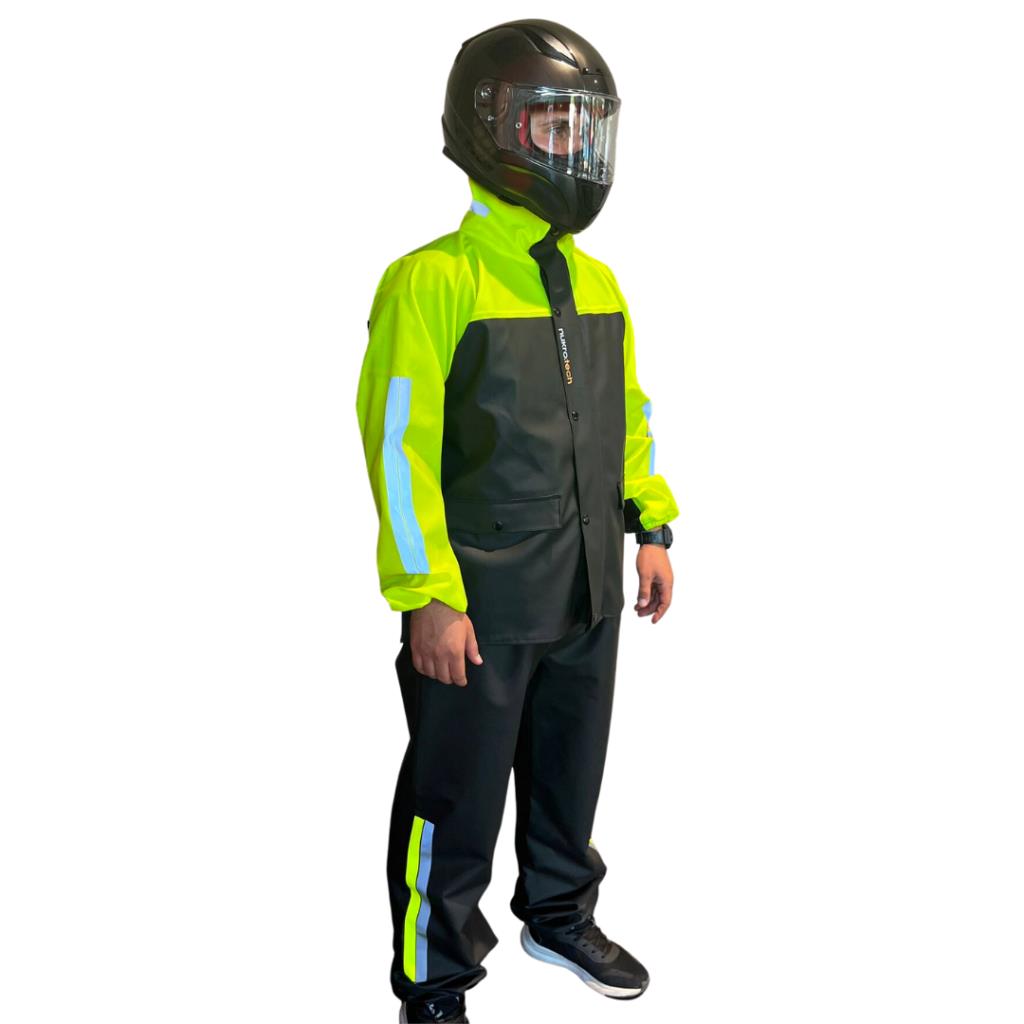 Nukrotech pvc astarlı motosiklet yağmurluğu - ride4moto Nukrotech PVC Astarlı Motosiklet Yağmurluğu - Görsel 2