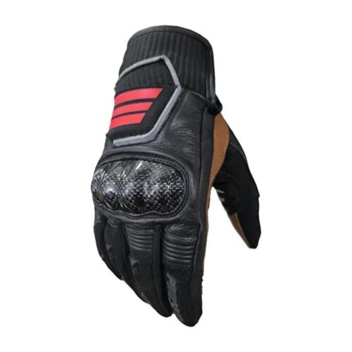 Prosev GL63 Siyah-Kahverengi Deri Eldiven - Ride4Moto