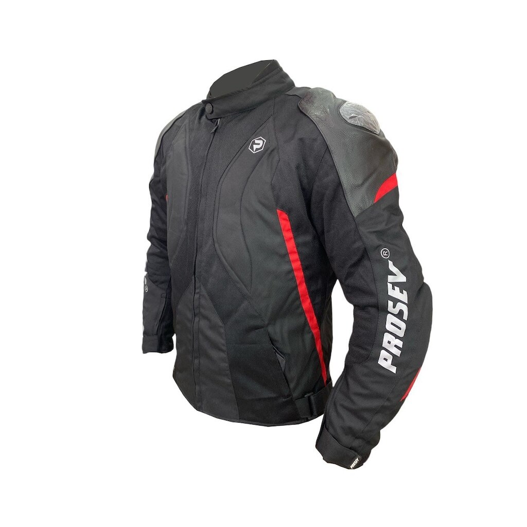 Prosev hörgüçlü motosiklet montu 195 gp knight kırmızı - siyah - ride4moto Prosev Hörgüçlü Motosiklet Montu 195 GP Knight Kırmızı - Siyah - Görsel 2