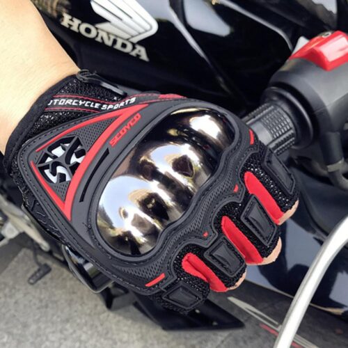 Scoyco Mc-44d Kırmızı Motosiklet Eldiven - Ride4Moto