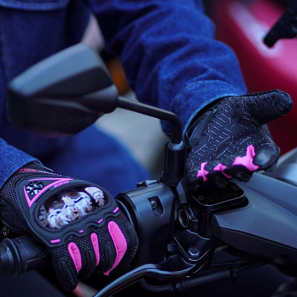 Scoyco mc44w pembe-siyah kadın motosiklet eldiveni - ride4moto Scoyco MC44W Pembe-Siyah Kadın Motosiklet Eldiveni - Görsel 5