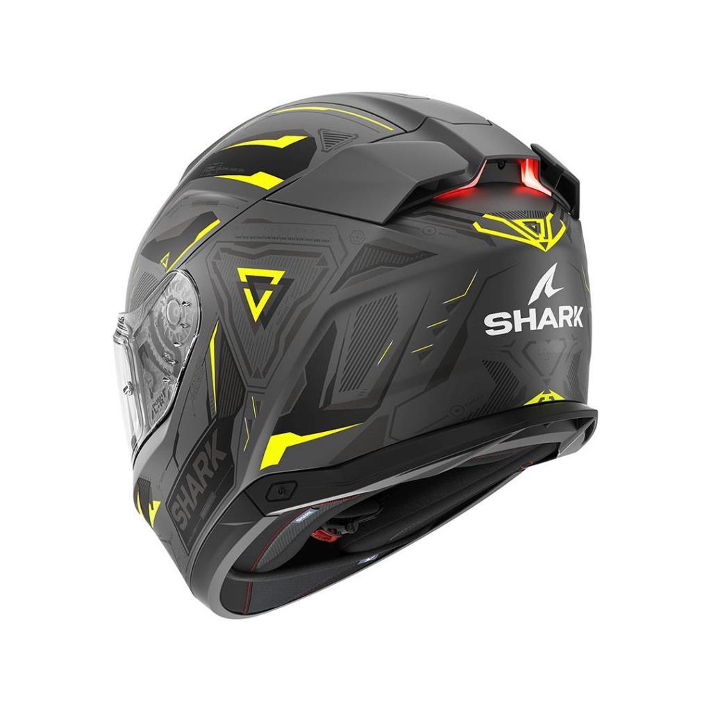Shark skwal i̇3 linik mat nardo gri neon sarı kask - ride4moto Shark Skwal İ3 Linik Mat Nardo Gri Neon Sarı Kask - Görsel 3