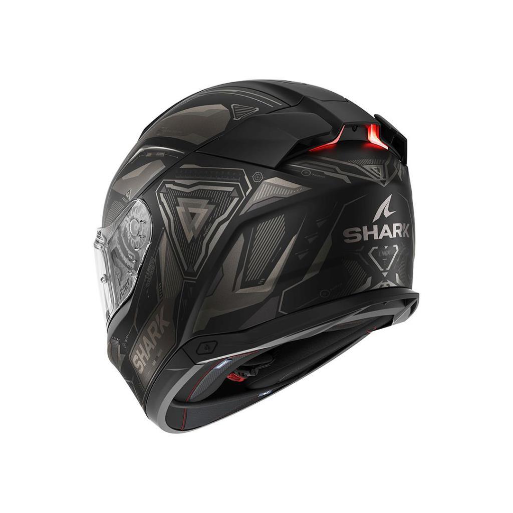 Shark skwal i̇3 linik mat siyah kask - ride4moto Shark Skwal İ3 Linik Mat Siyah Kask - Görsel 3