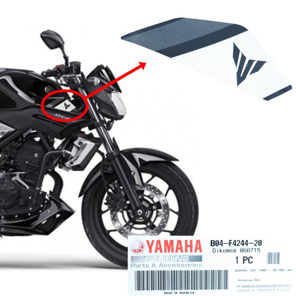 Yamaha mt-25 sağ depo çıkartması siyah metalik (2016) - b04f42452000 - ride4moto Yamaha MT-25 Sağ Depo Çıkartması Siyah Metalik (2016) - B04F42452000 - Görsel 2