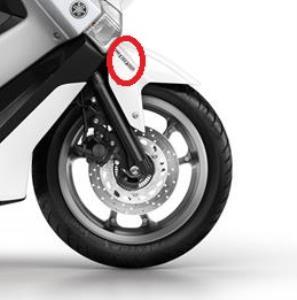 Yamaha nmax 125 / nmax 155 ön çamurluk abs amblemi (2015-2020) - 2dpf15780100 - ride4moto Yamaha NMAX 125 / NMAX 155 Ön Çamurluk ABS Amblemi (2015-2020) - 2DPF15780100 - Görsel 3