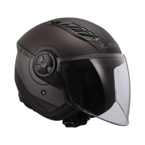 Ls2 airflow 2 cover mat siyah-gri kask - ride4moto LS2 Airflow 2 Cover Mat Siyah-Gri Kask - Görsel 8
