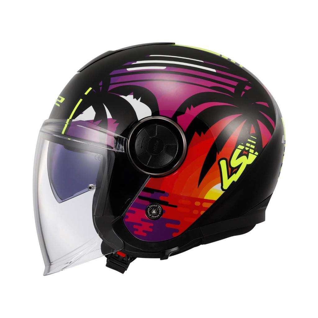Ls2 classy palm siyah kask - ride4moto LS2 Classy Palm Siyah Kask - Görsel 2