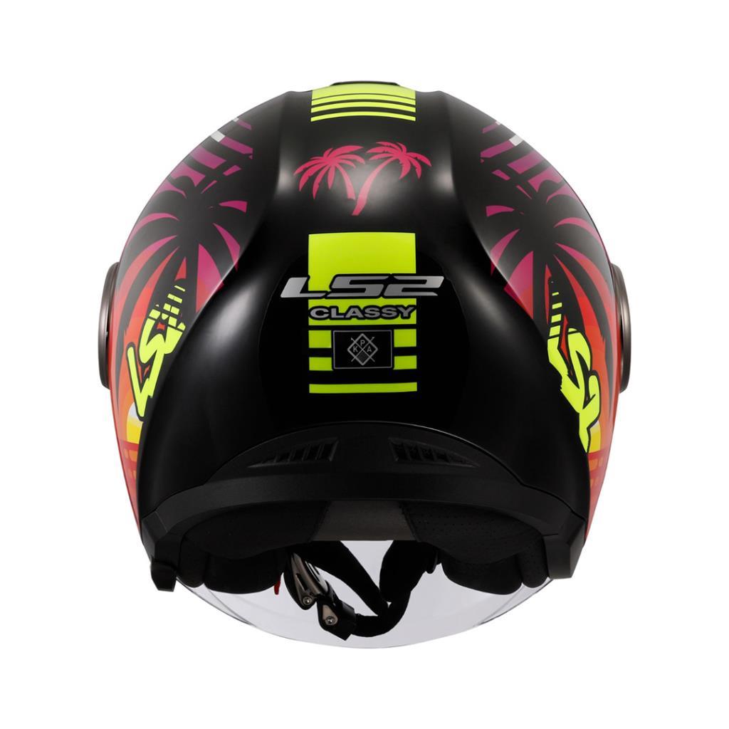 Ls2 classy palm siyah kask - ride4moto LS2 Classy Palm Siyah Kask - Görsel 3