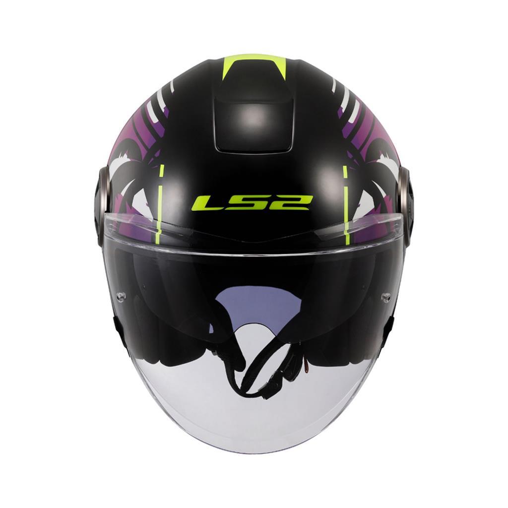 Ls2 classy palm siyah kask - ride4moto LS2 Classy Palm Siyah Kask - Görsel 4