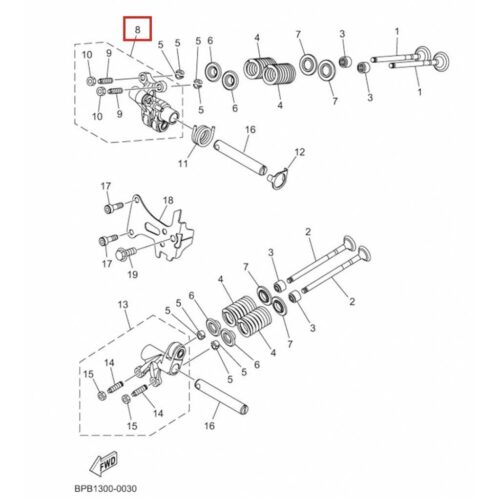 Yamaha nmax emme subap piyanosu (2015-2026) - 2dpe21500200 - ride4moto Yamaha NMAX Emme Subap Piyanosu (2015-2026) - 2DPE21500200 - Görsel 4